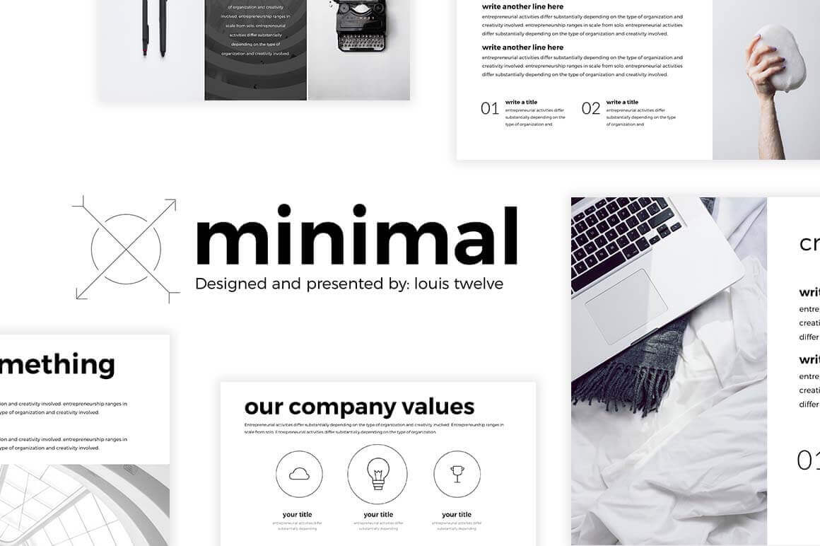 Free Minimal Powerpoint Templates