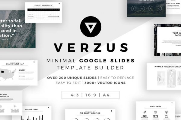 Verzus Banner GS Google Slides Templates / Google Slides Themes