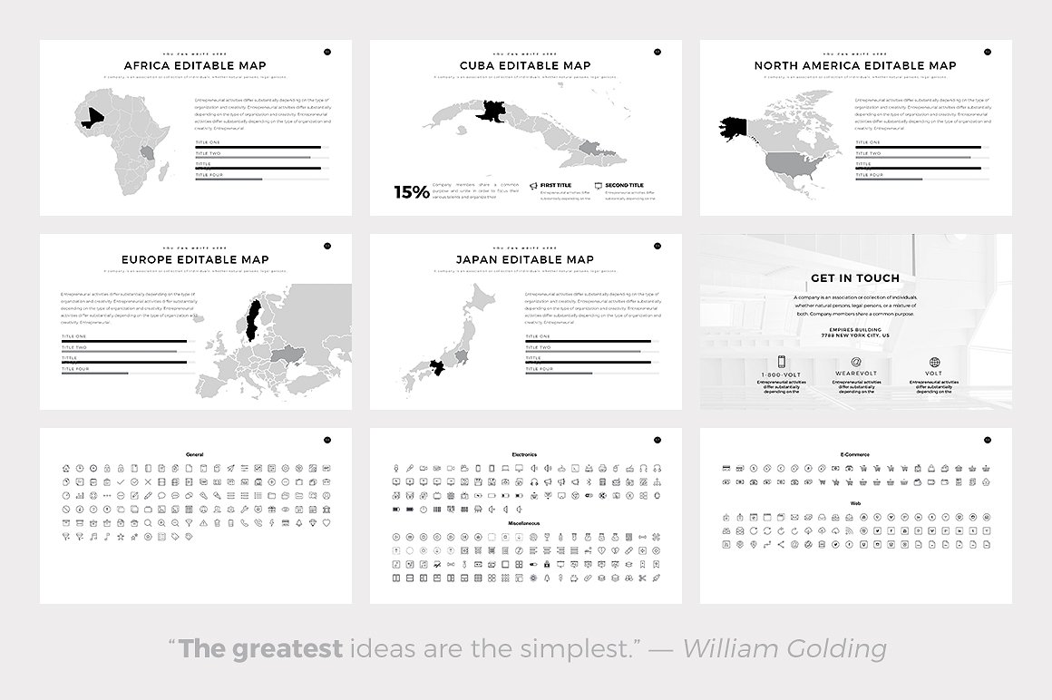 Neue Minimal - PowerPoint Templates - Keynote Themes - Google Slides