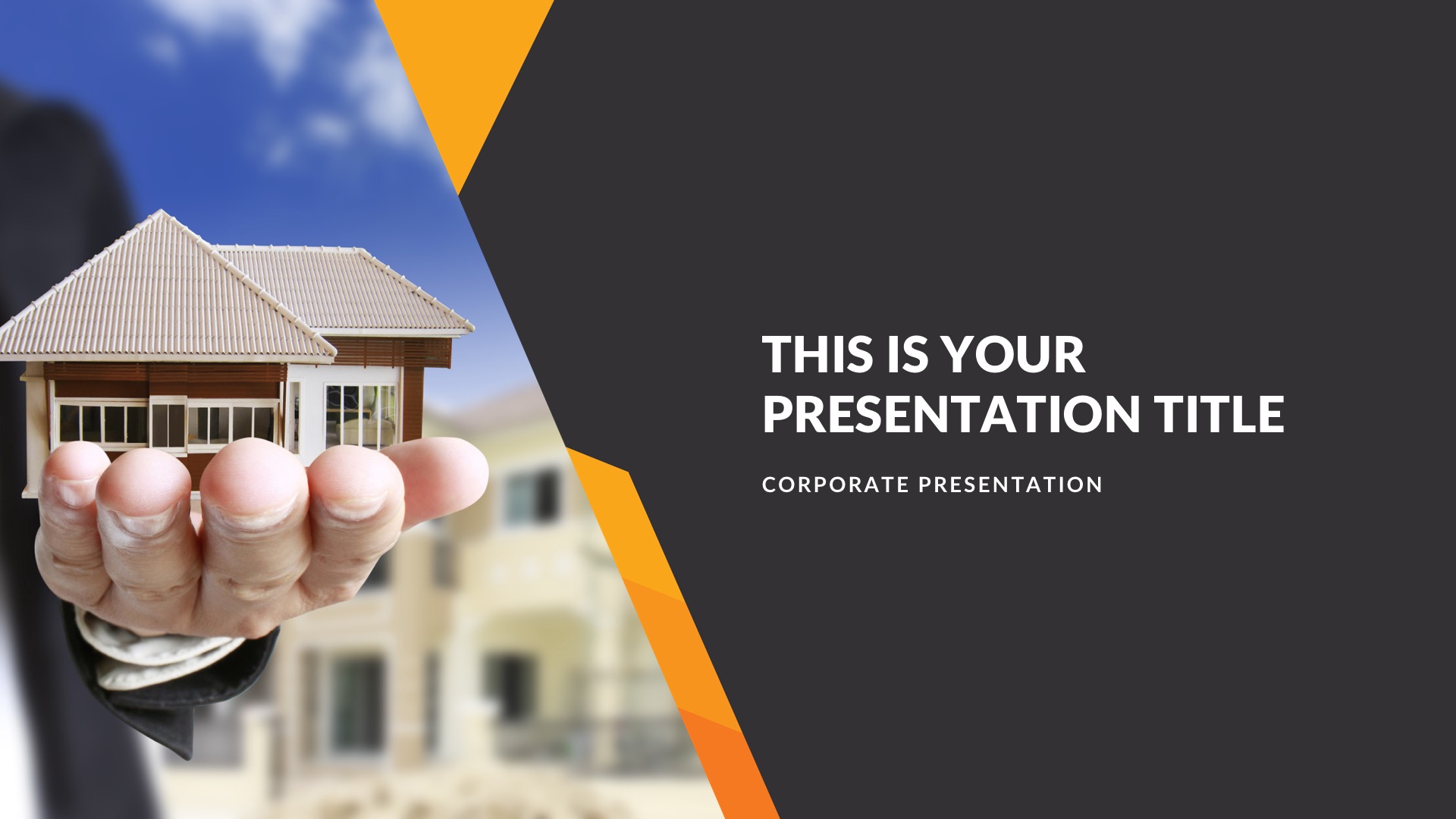 Constructor Real Estate Free PowerPoint Template, Google Slides, Keynote