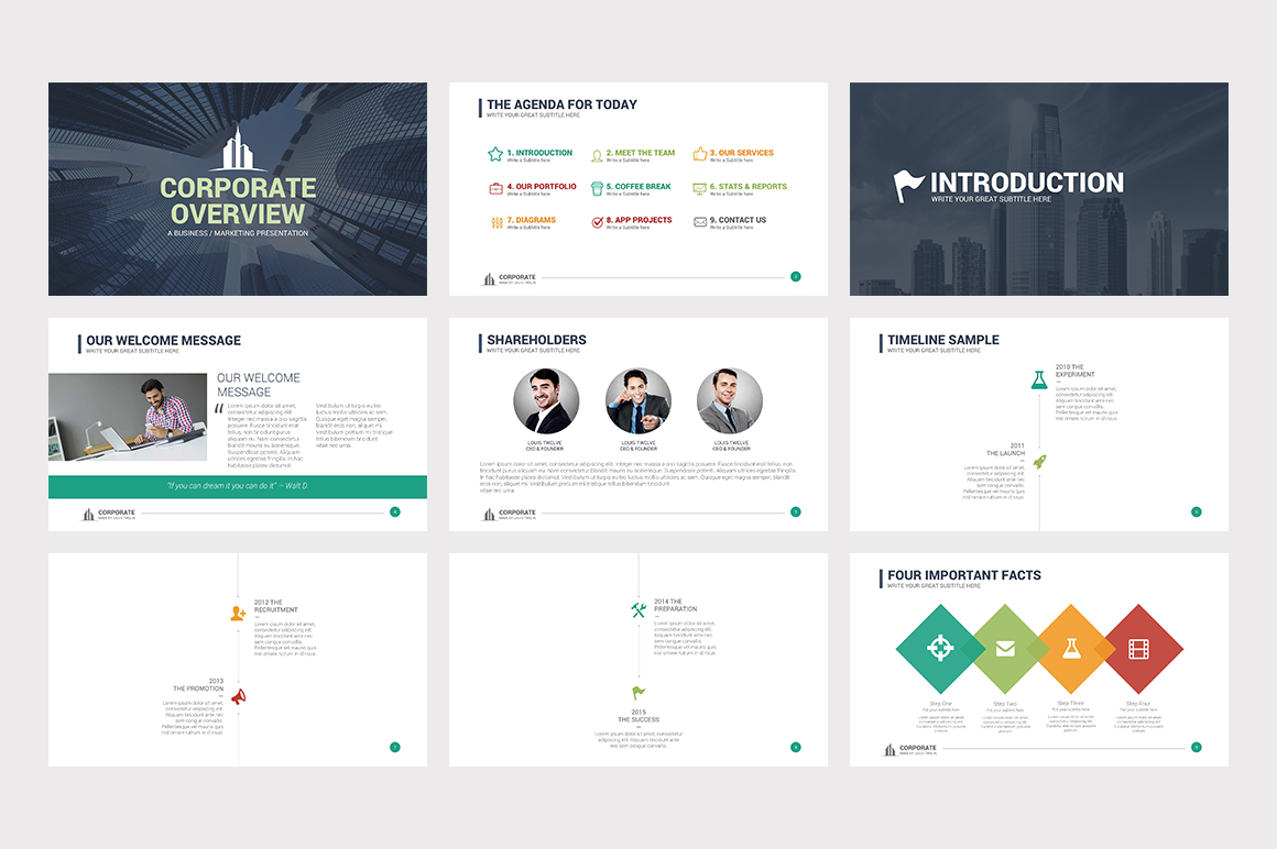 Corporate Overview PowerPoint Template