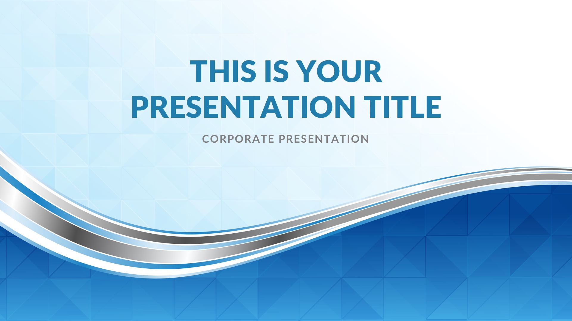 Waves Real Estate Free PowerPoint Template, Google Slides, Keynote