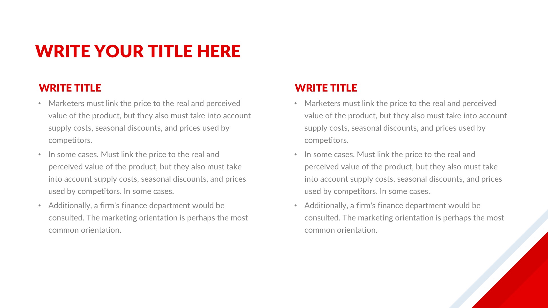 Market Real Estate Free PowerPoint Template, Google Slides, Keynote