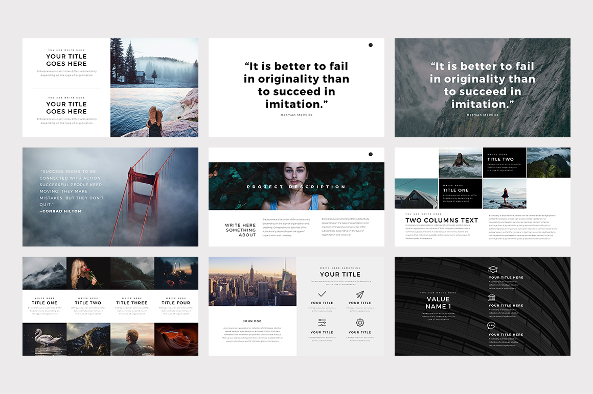 Verzus Minimal PowerPoint Template