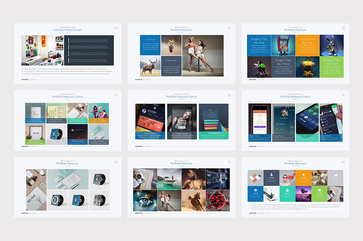 Investor Pitch Deck PowerPoint Template