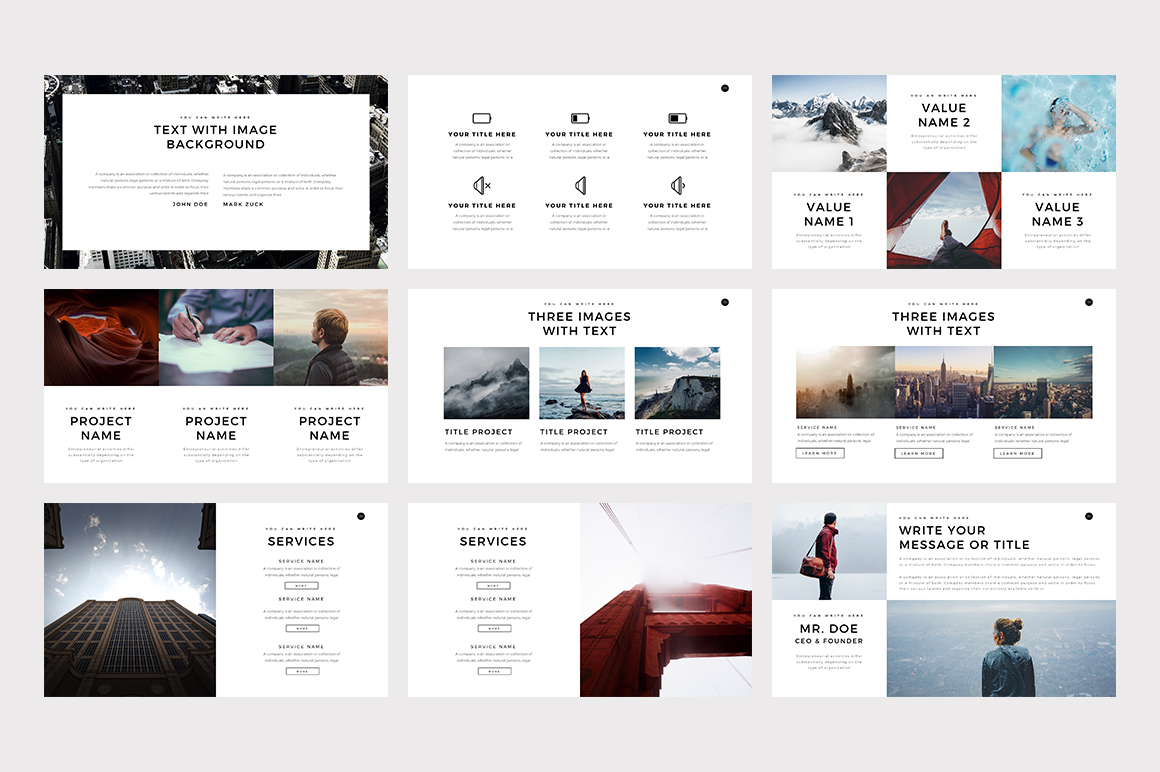 Verzus Minimal PowerPoint Template