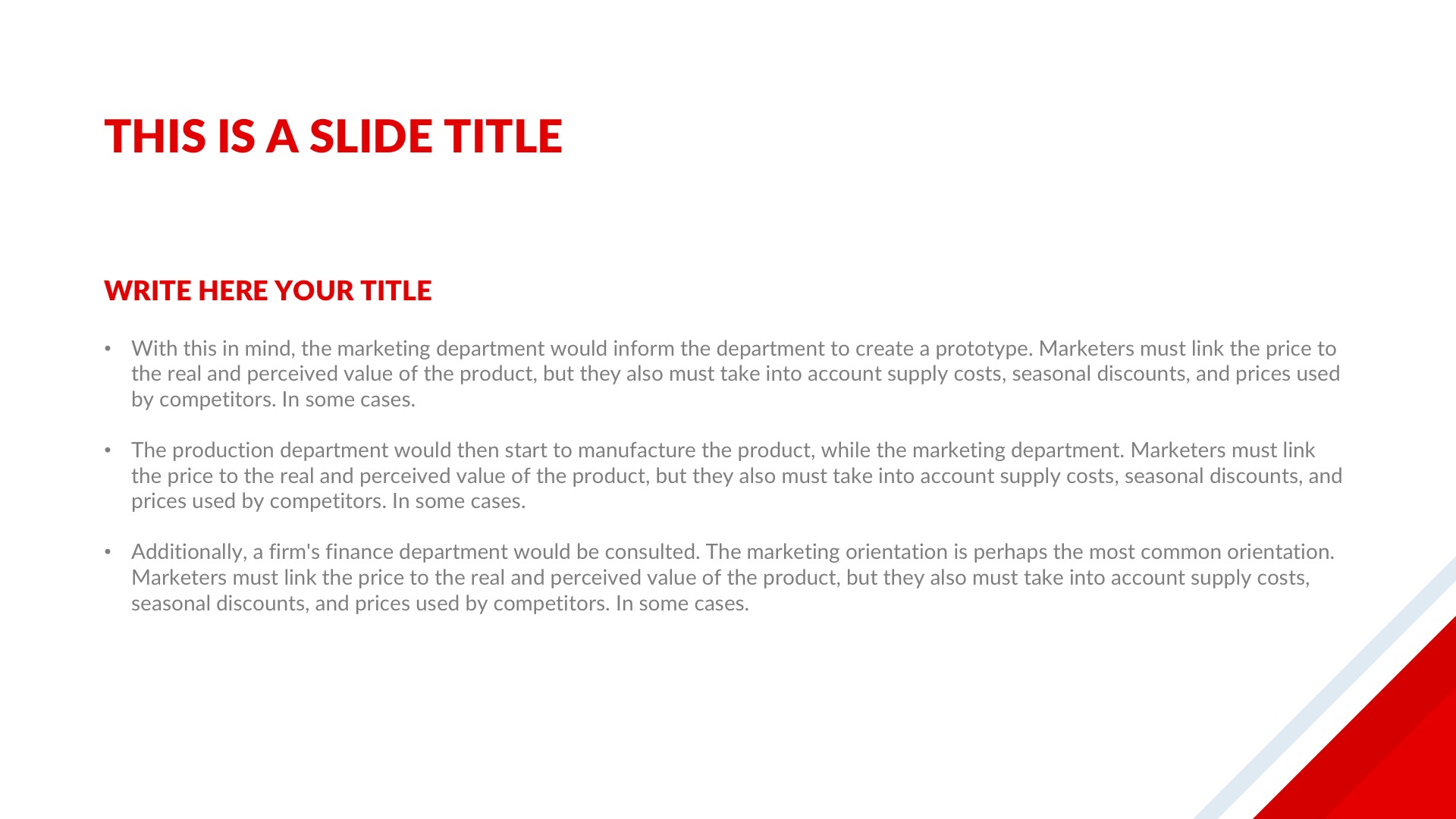 Market Real Estate Free PowerPoint Template, Google Slides, Keynote