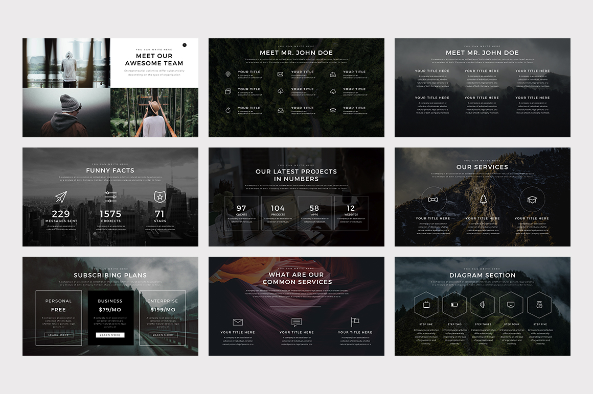 Verzus Minimal PowerPoint Template