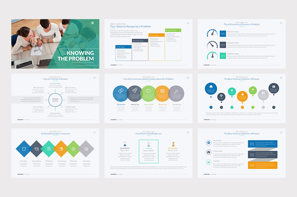 Investor Pitch Deck PowerPoint Template