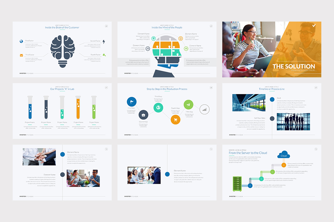 Investor Pitch Deck PowerPoint Template