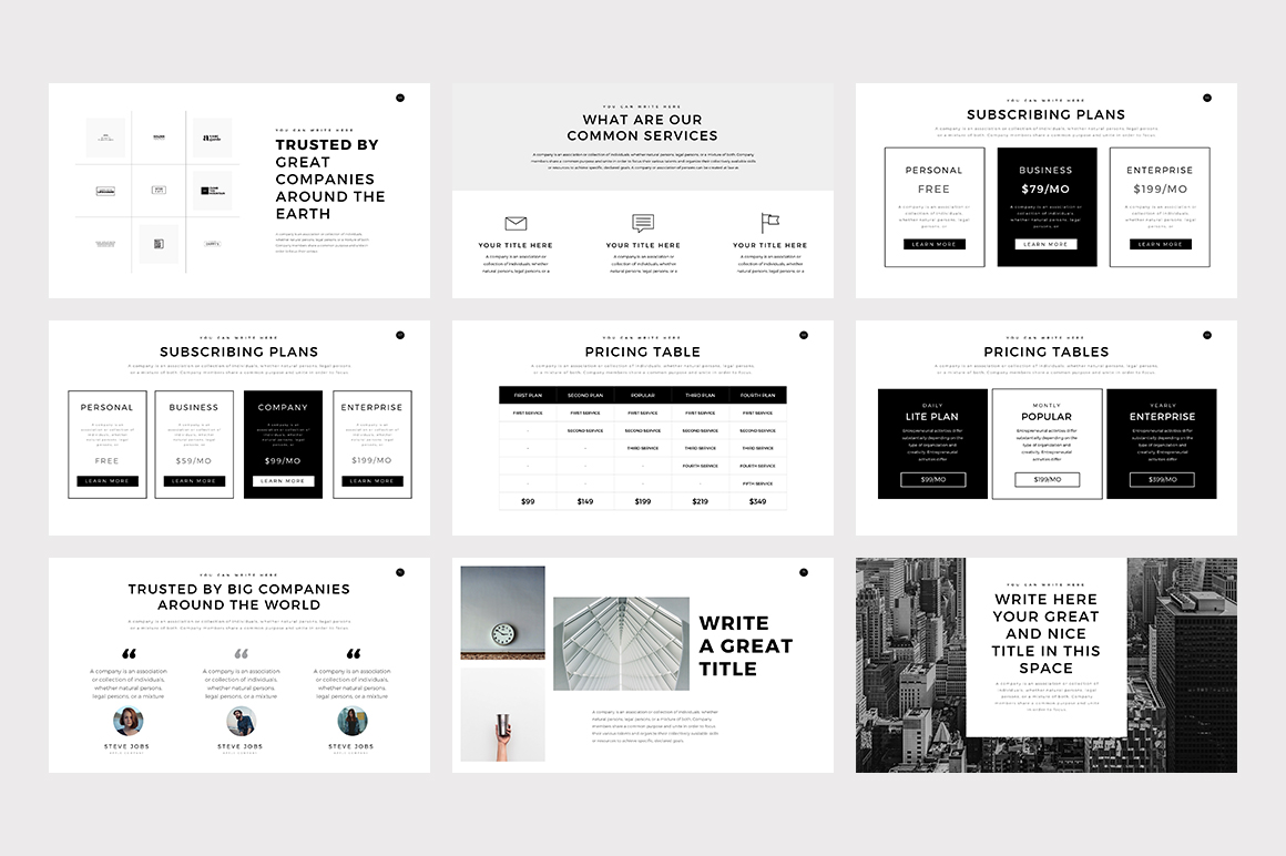Verzus Minimal PowerPoint Template