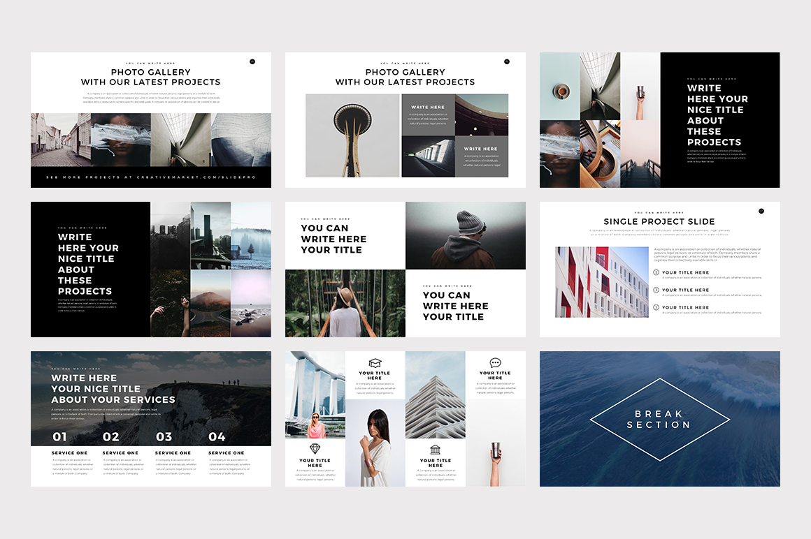 Verzus Minimal PowerPoint Template