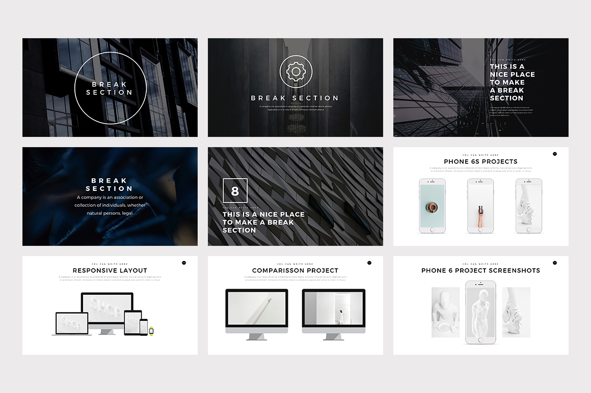 Verzus Minimal PowerPoint Template