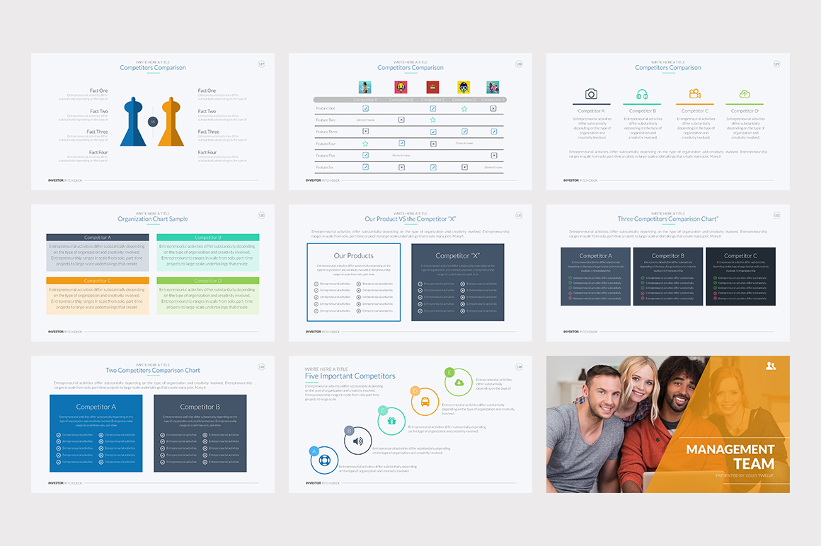 Investor Pitch Deck PowerPoint Template