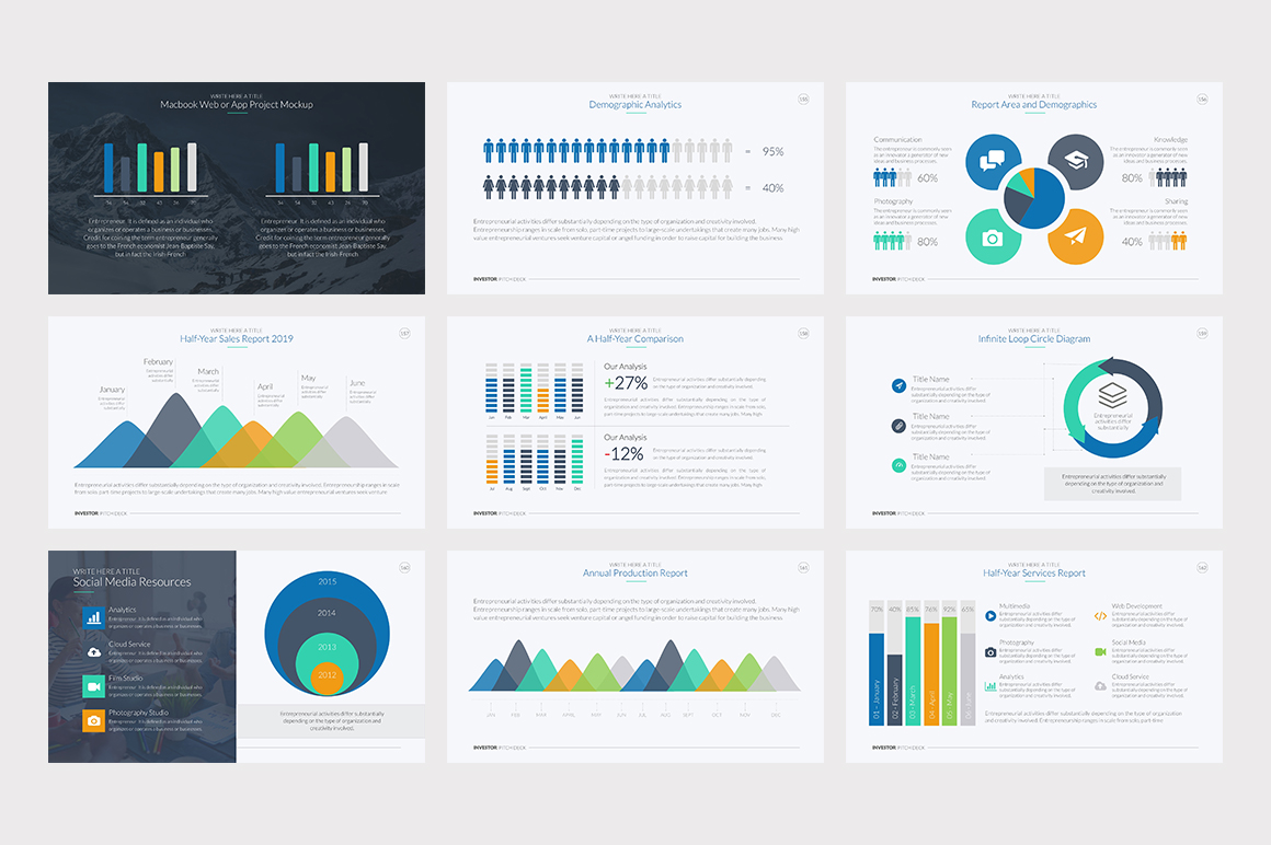 Investor Pitch Deck PowerPoint Template