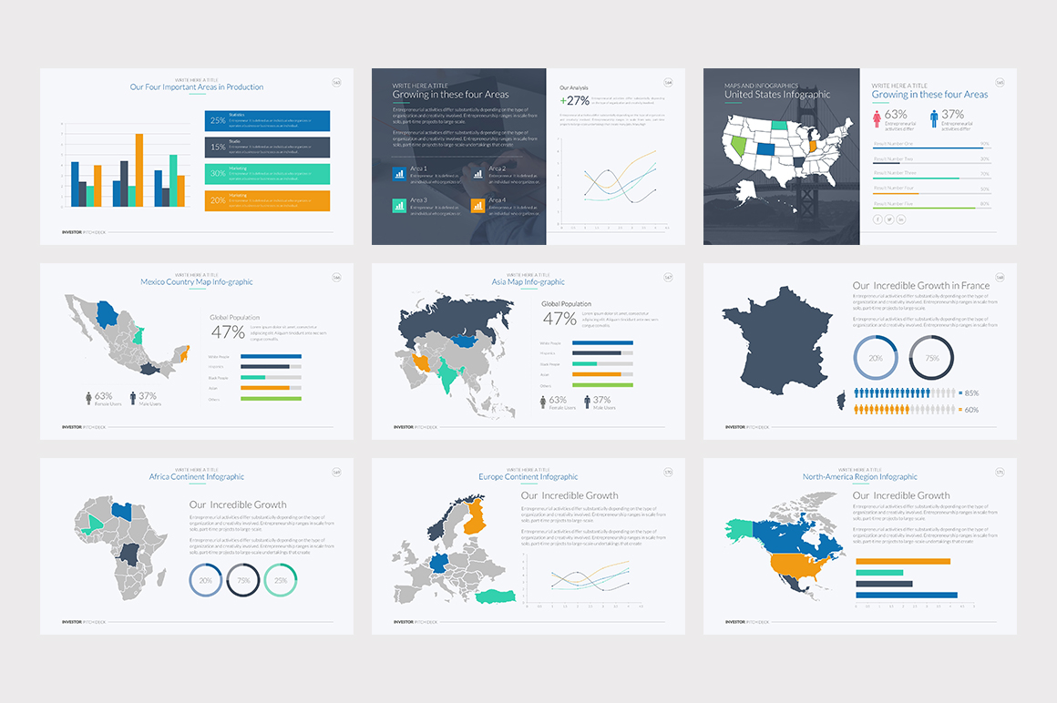 Investor Pitch Deck PowerPoint Template