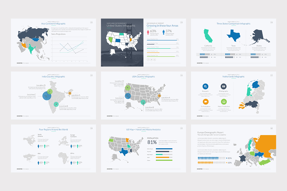 Investor Pitch Deck PowerPoint Template