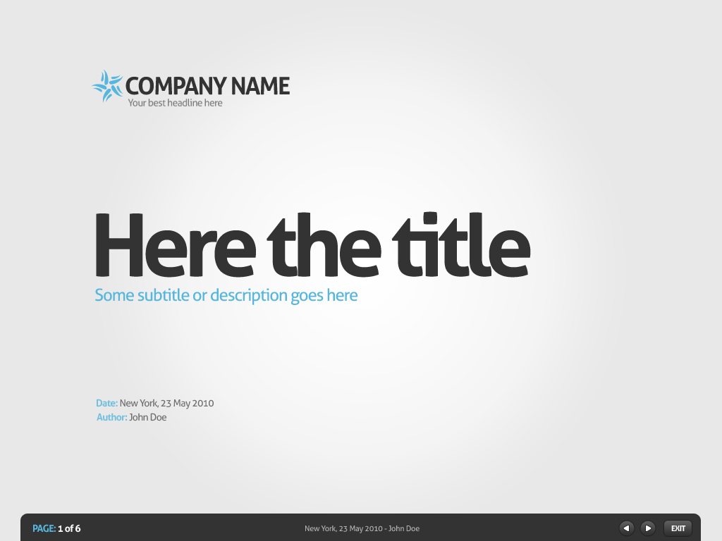 Clean White Keynote Presentation