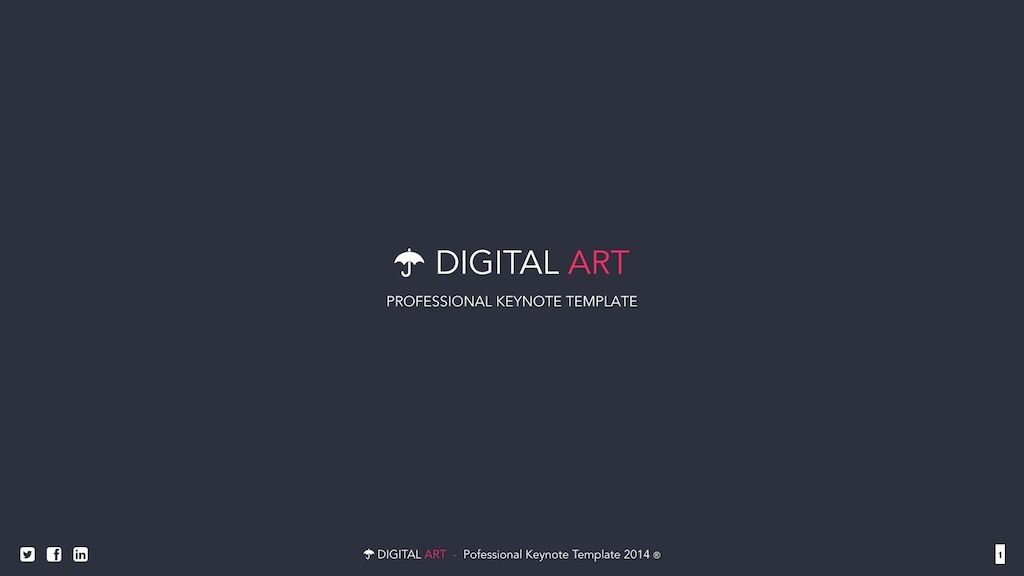 Digital Art - Creative Keynote Template