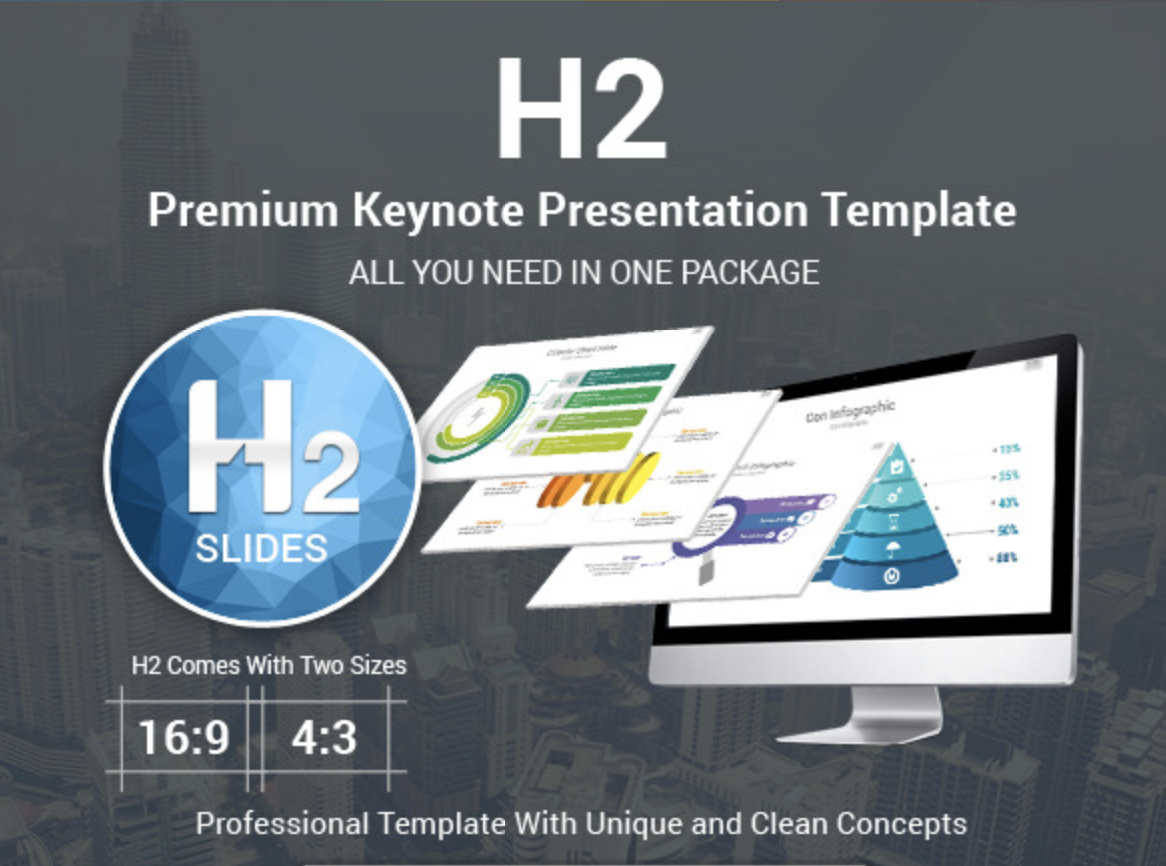 H2 Premium Keynote Presentation Template
