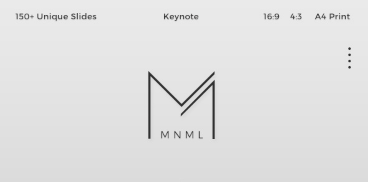 MNML Keynote Template