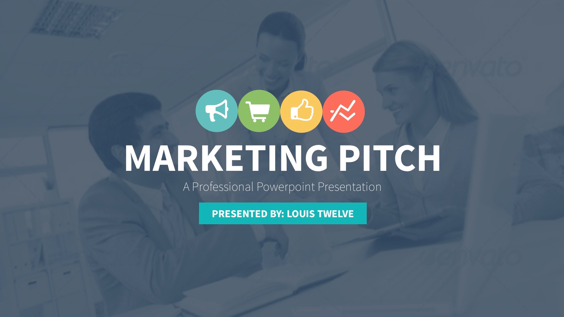 Marketing Slide Pitch Deck Keynote Template