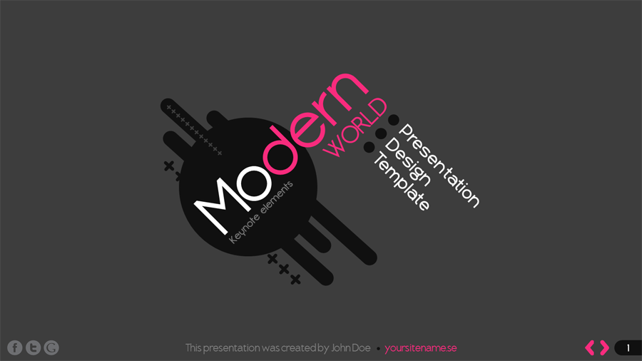 Modern World Keynote Presentation