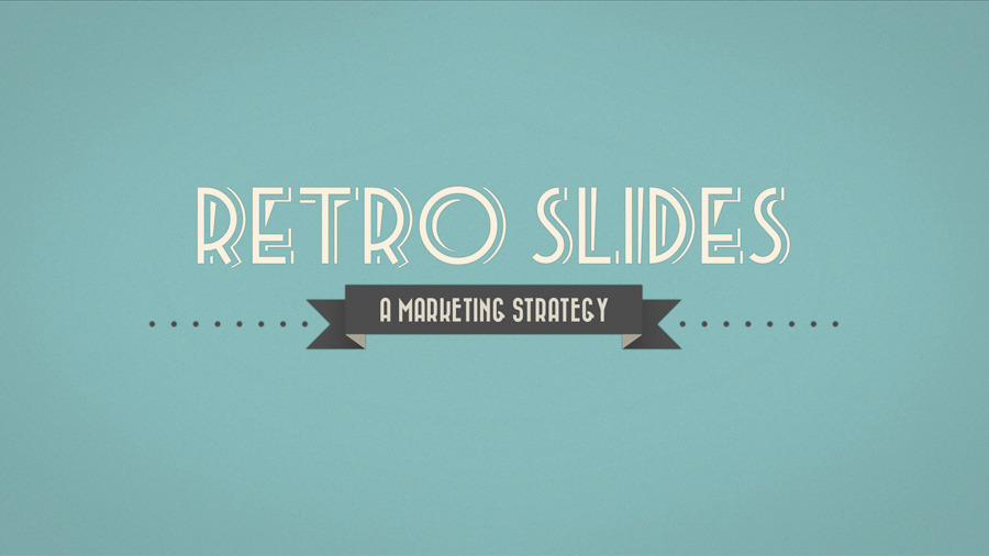 Retro Slides - Keynote Template (Full HD)