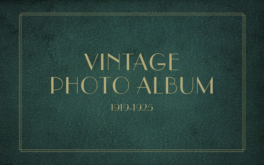 Vintage Photo Album Keynote Template