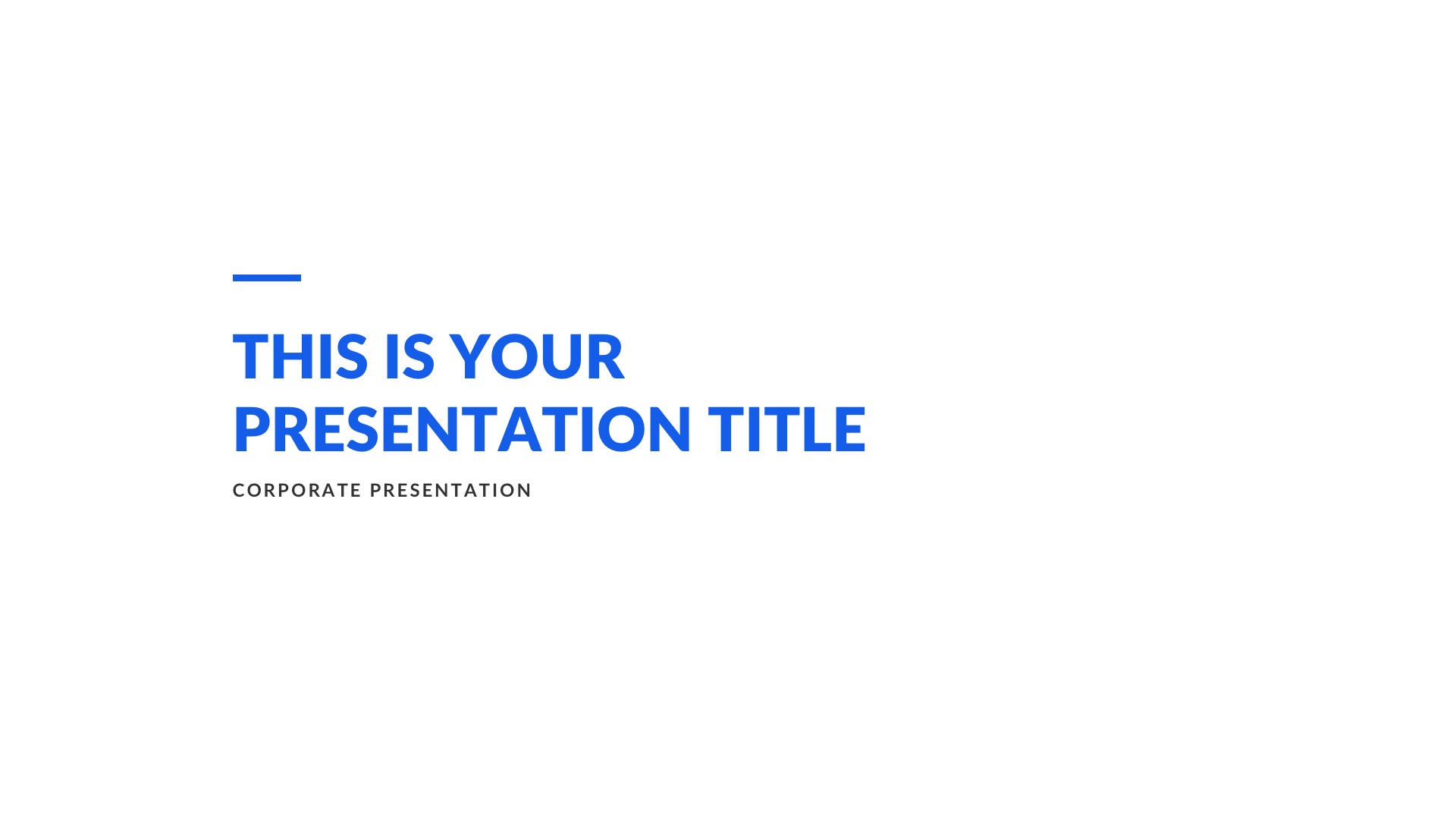 Creek Business Free PowerPoint Template, Keynote Theme, Google Slides