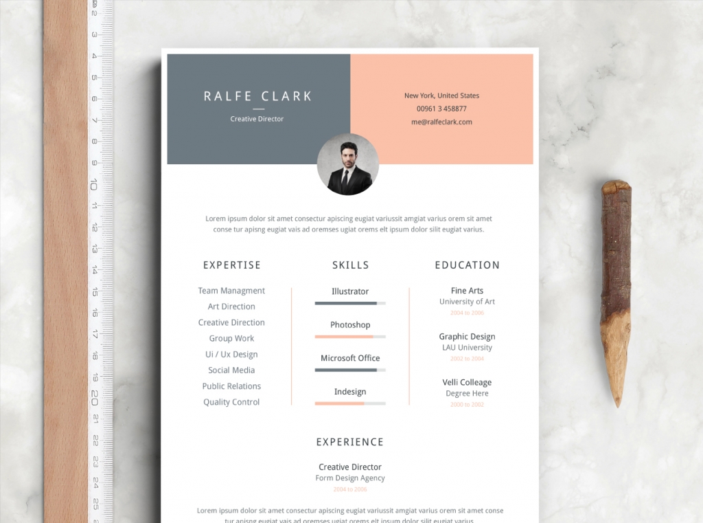 Attractice Resume Templates Free Download