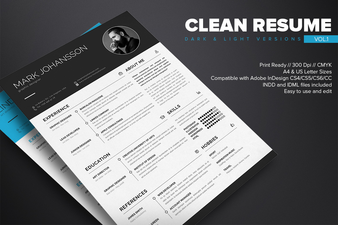 Clean Resume Template - Free