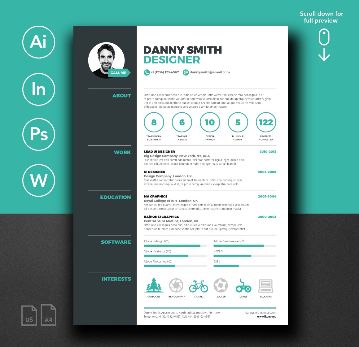 Danny Smith Free Resume Template