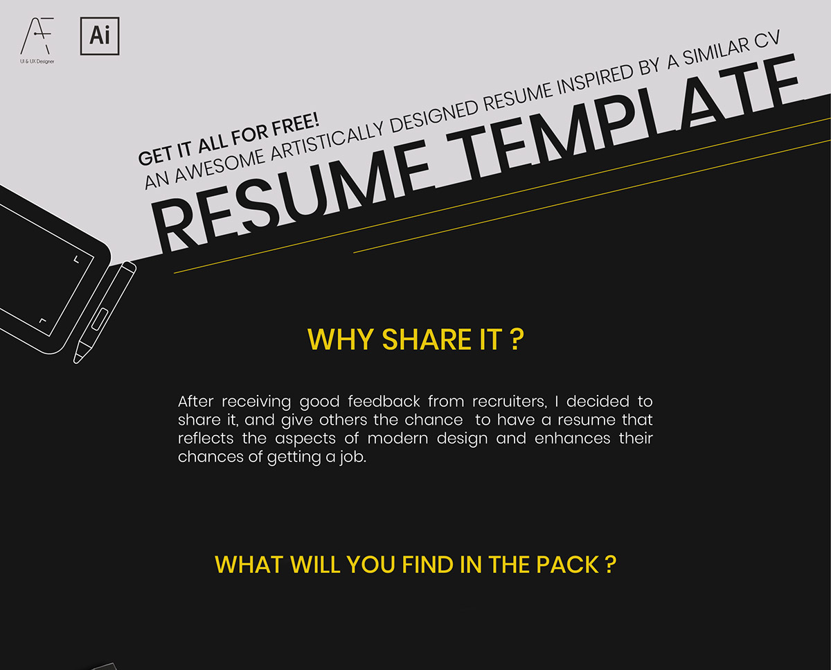 Free Digital Resume Template