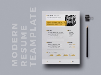 Free Modern Resume Template