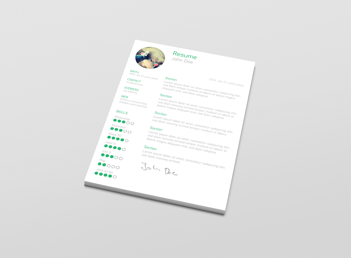 Free Resume Template