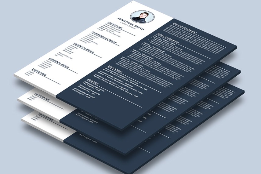 Free Stylish Resume Template (DOCX, PDF)