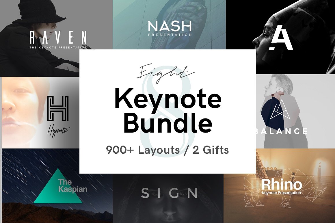 11. 8 Keynote Presentation Bundle