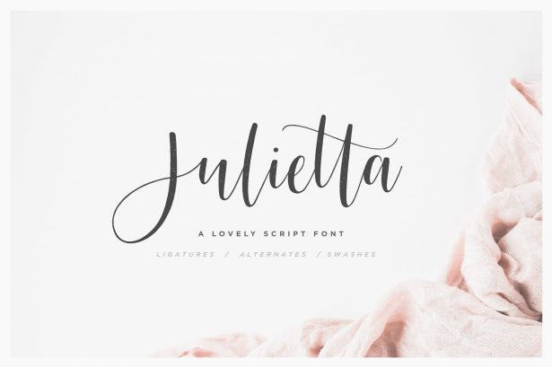 15. Julietta Script Font