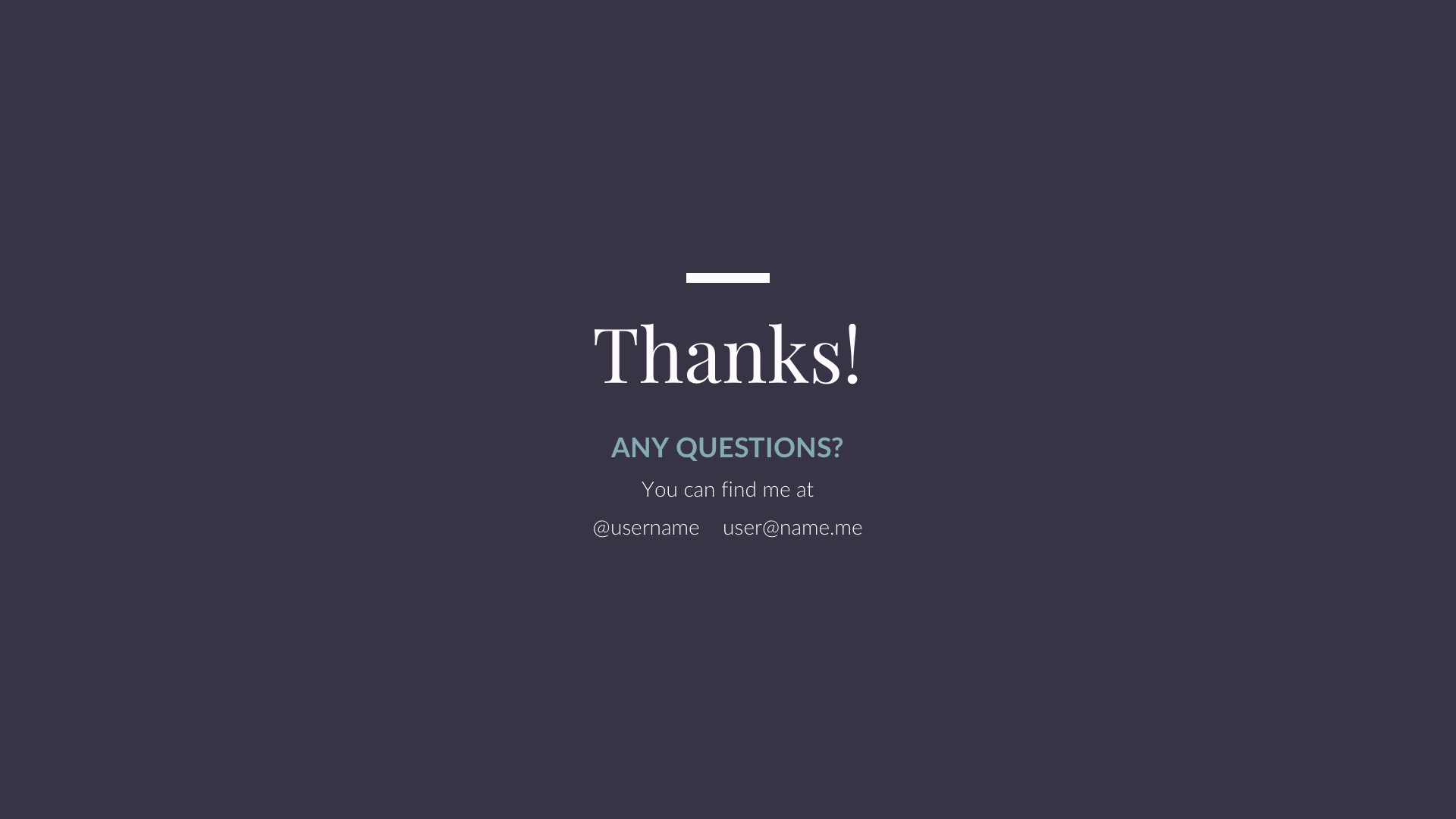 Rochester Free Presentation Template