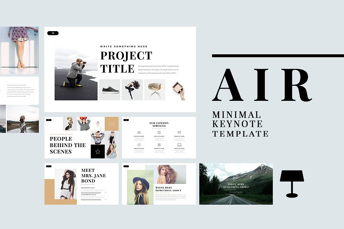 23. Air Minimal Keynote Template