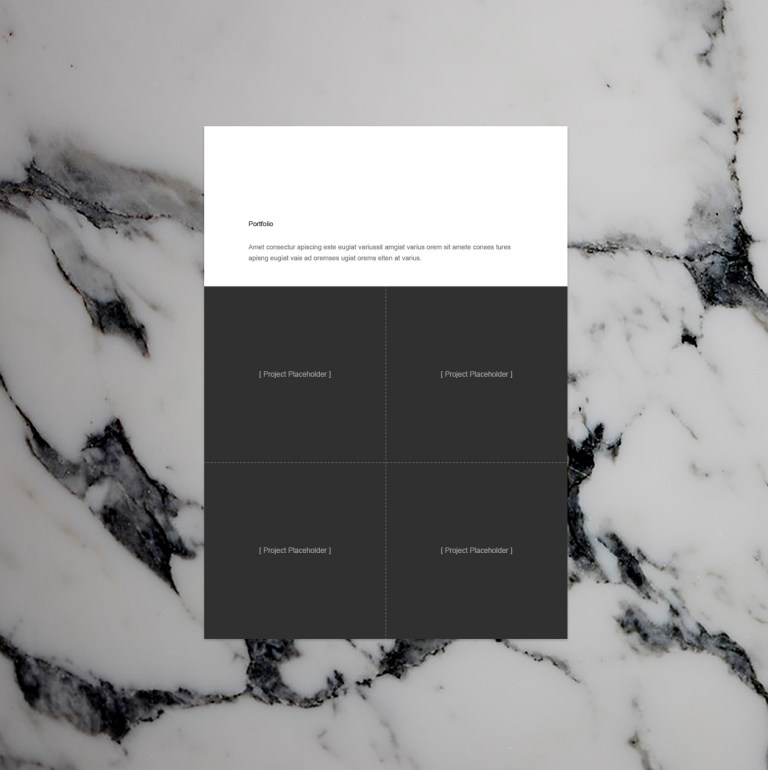 3 - BW Resume Template