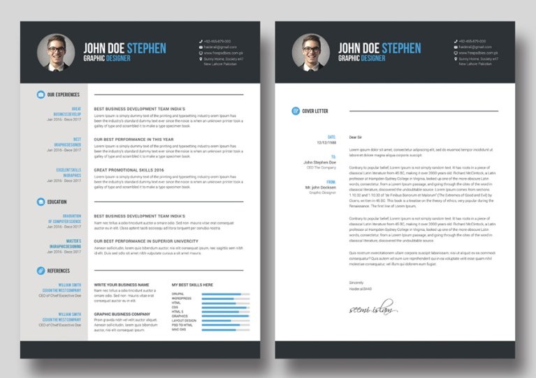 3 - Free Ms.Word Resume and CV Template