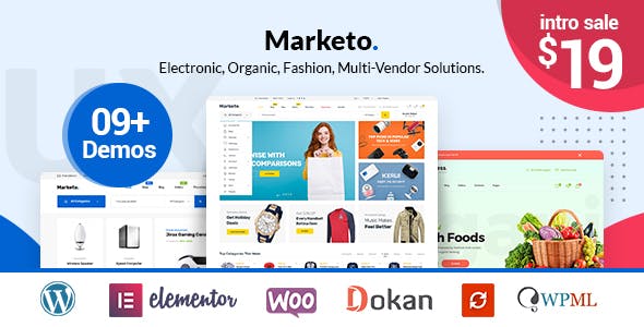 33 - Marketo - ECommerce & Multivendor A WooCommerce WordPress Theme