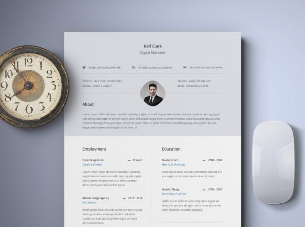33. Free Classy Resume Template