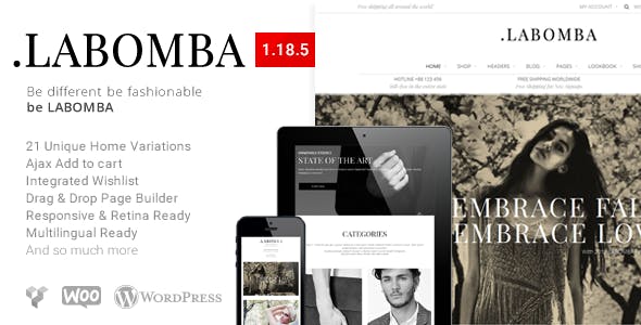 34 - Labombaa - Responsive Multipurpose WordPress Theme