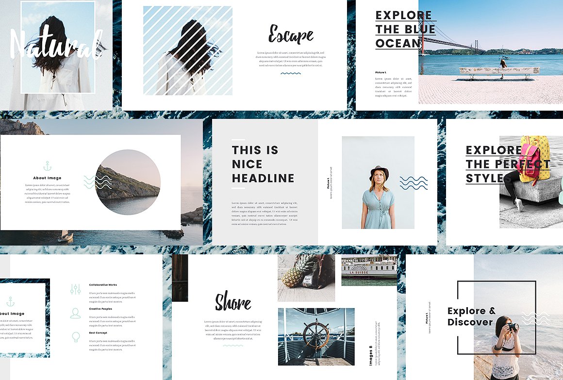 37. Nautical - Keynote Template