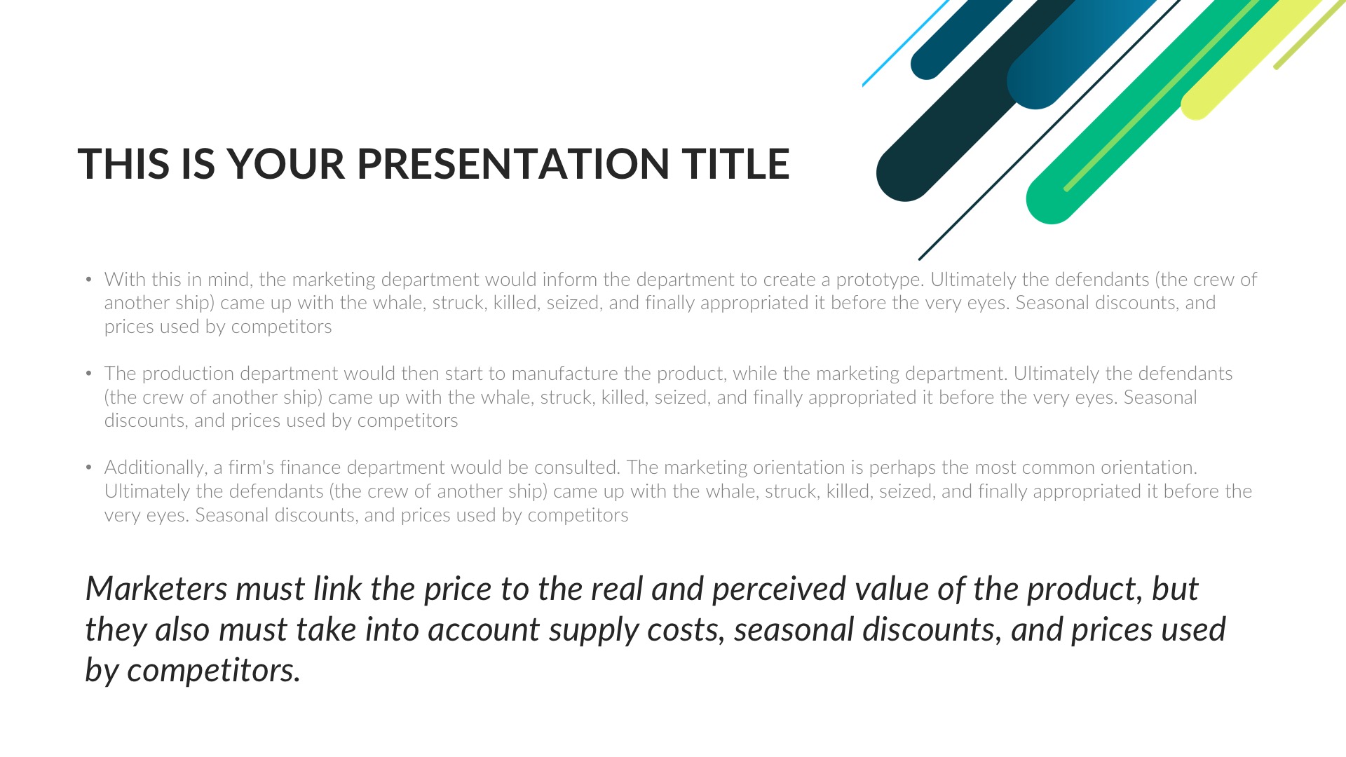 Park Free Presentation Template