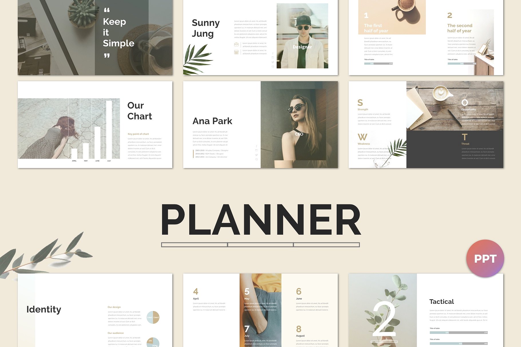 6. Planner PowerPoint Template