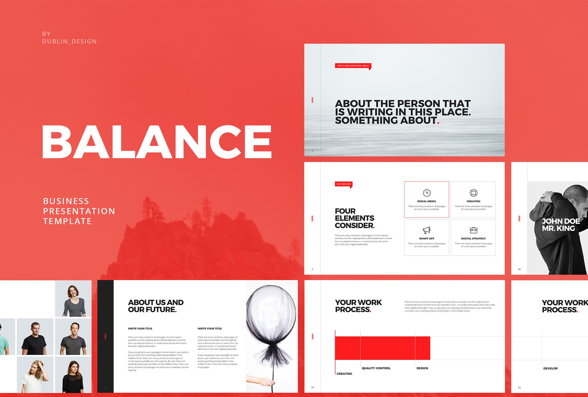 Balance Free Minimal PowerPoint Template